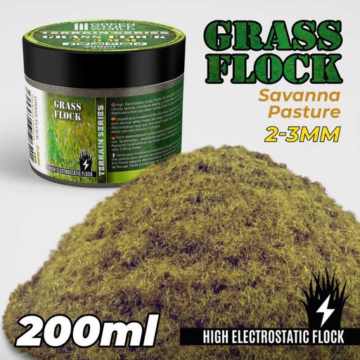 [ GSW11140 ] Green Stuff World Statische Grasvlok 2-3mm - SAVANNE WEILAND - 200 ml