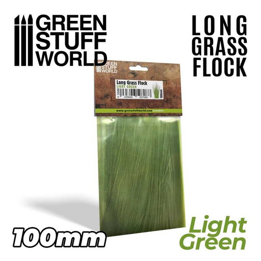 [ GSW3348 ] Green stuff world Long grass flock Light green 100mm
