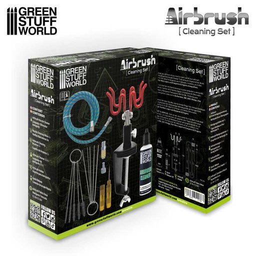 [ GSW11636 ] Green Stuff World Airbrush Cleaning Set