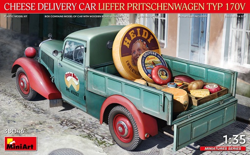 [ MINIART38046 ] Miniart cheese delivery car/ lIEFER pritschen typ 170V 1/35