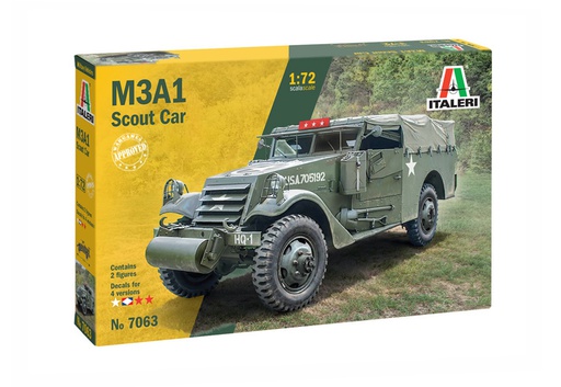 [ ITA-7063 ] Italeri M3A1 Scout Car 1/72