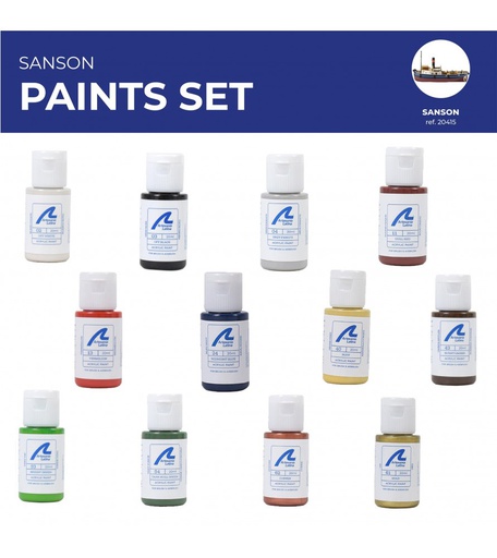 [ AL277PACK23 ] Artesania Latina verfset /paintset Sanson