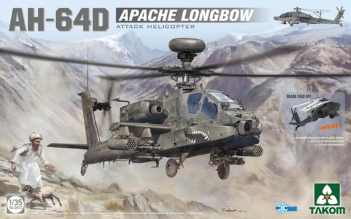 [ TAKOM2601 ] Takom AH-64D apache longbow attack helicopter 1/35