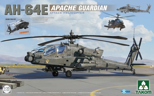 [ TAKOM2602 ] Takom AH-64E Apache guardian attack helicopter 1/35