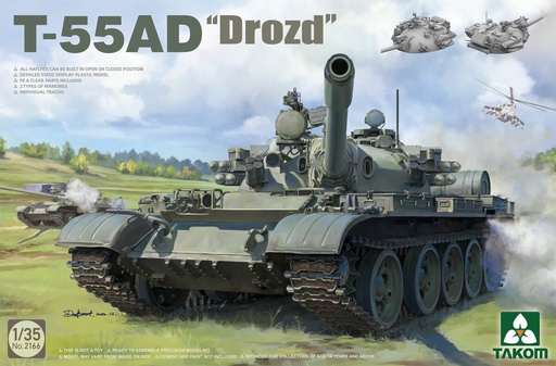 [ TAKOM2166 ] Takom T-55AD "drozd" 1/35