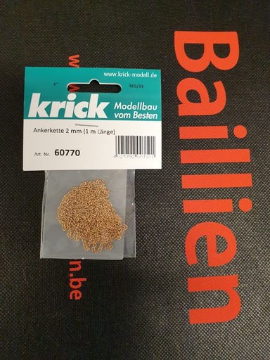 [ KR60770 ] Ankerketting 2 mm - 1 m