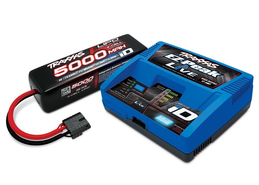 [ TRX-2996 ] Traxxas 4S combo set (1x2889X 14.8V lipo & 1X2971G ID charger)