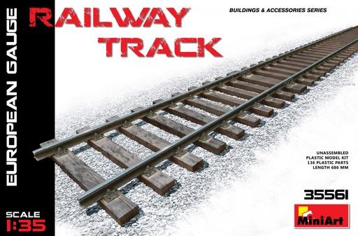 [ MINIART35561 ] miniart railway track 1/35