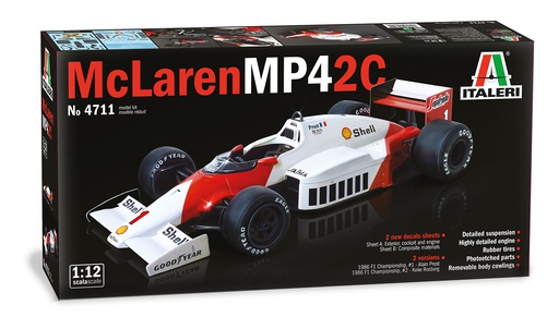 [ ITA-4711 ] Italeri Mclaren MP42C  Prost/Rosberg 1/12