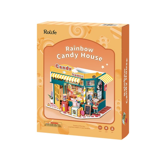 [ ROLIFEDG158 ] Rolife Rainbow Candy House