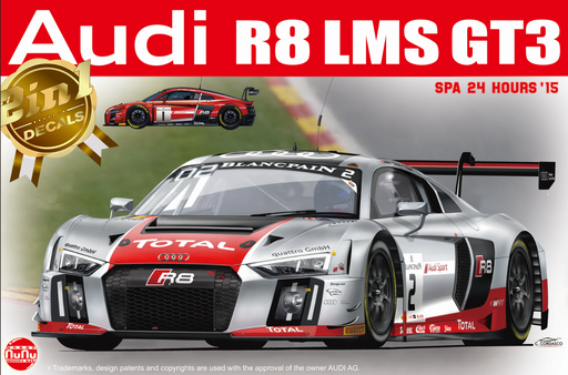 [ NU-PN24004 ] Nunu model kit Audi R8 LMS GT3 Spa 24 hours '15 1/24