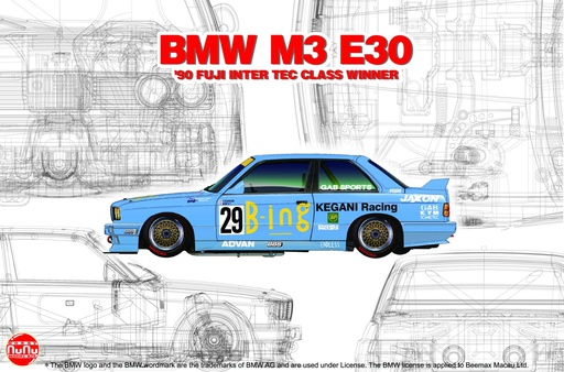 [ NU-PN24019 ] Nunu model kit BMW M3 E30 GR.A