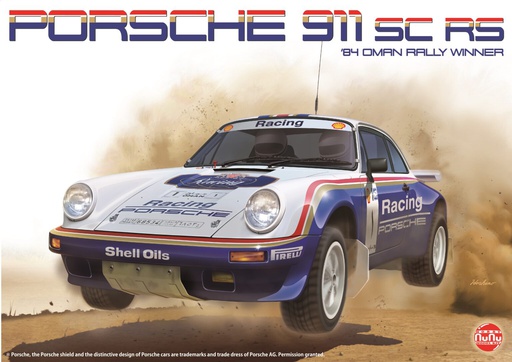 [ NU-PN24011 ] Nunu model kit Porsche 911 SC RS '84 oman rally winner 1/24