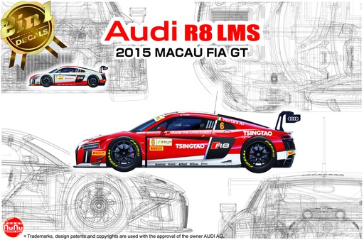 [ NU-PN24024 ] Nunu model kit Audi R8 LMS 2015 Macua Fia GT 1/24