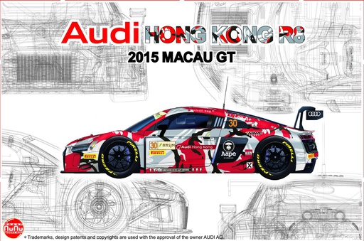 [ NU-PN24028 ] Nunu model kit Audi R8 LMS GT3 Macua 2015 #30 1/24