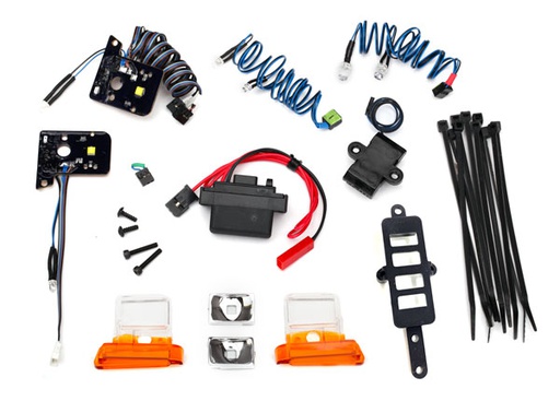 [ TRX-8035A ] Traxxas  LED light set, complete with power supply (contains headlights, tail lights, side marker lights, & distribution block) (fits #8010 or 9230 series bodies) - TRX8035A