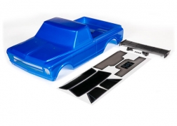 [ TRX-9411X ] Traxxas  Body, Chevrolet C10, blue (painted) (includes wing &amp; decals) (requires #9415 series body accessories to complete body) - TRX9411x