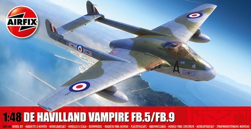 [ AIRA06108 ] Airfix De Havilland Vampire FB.5/FB.9 1/48
