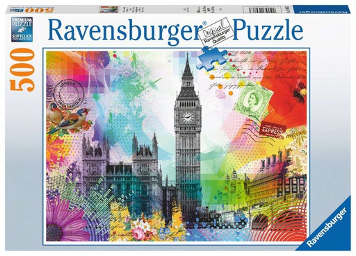 [ RAV169863 ] Ravensburger puzzel Kaartje uit Londen (500 stukjes)