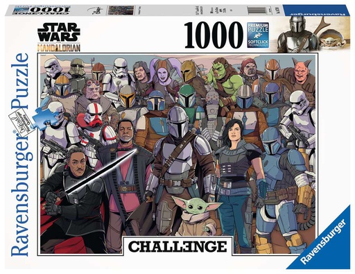 [ RAV167708 ] Ravensburger puzzel Challenge Baby Yoda (1000 stukjes)