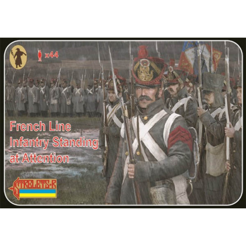 [ STRELETS184 ] Strelets 184 french line infabntry standing at attention 1/72