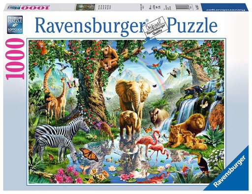[ RAV198375 ] Ravensburger puzzel Avonturen in de jungle (1000 stukjes)