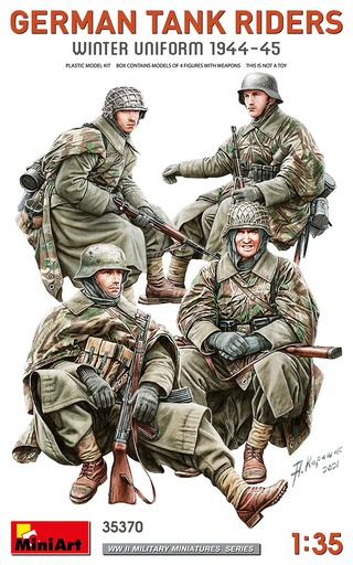 [ MINIART35370 ] Miniart German Tank Riders Winter Uniform 1944-45 1/35
