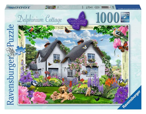 [ RAV194964 ] Ravensburger puzzel Delphinium Cottage (1000 stukjes)
