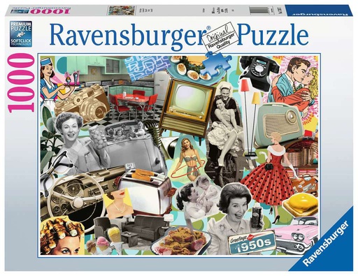 [ RAV173877 ] Ravensburger puzzel De jaren 50 (1000 stukjes)