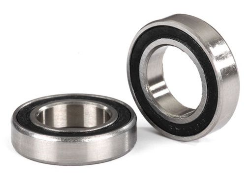 [ TRX-5101A ] Traxxas Ball bearings, black rubber sealed (12x21x5mm) (2) - TRX5101A