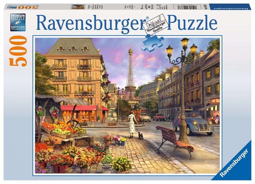 [ RAV146833 ] Ravensburger puzzel Wandeling door Parijs (500 stukjes)
