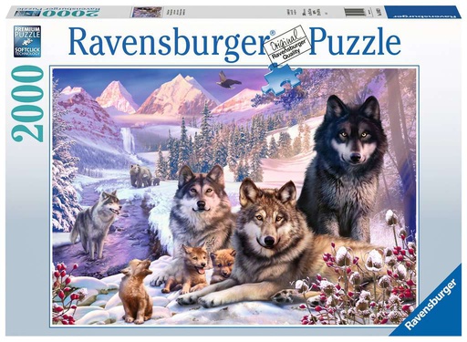 [ RAV160129 ] Ravensburger Wolven in de sneeuw (2000stukjes)