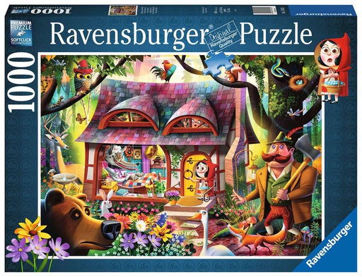 [ RAV174621 ] Ravensburger Roodkapje en de wolf (1000stukjes)