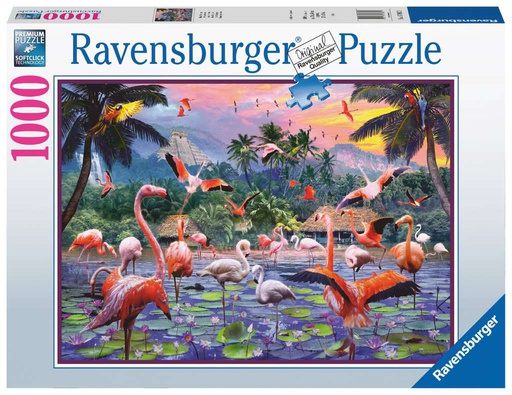 [ RAV170821 ] Ravensburger Roze flamingo's (1000stukjes)