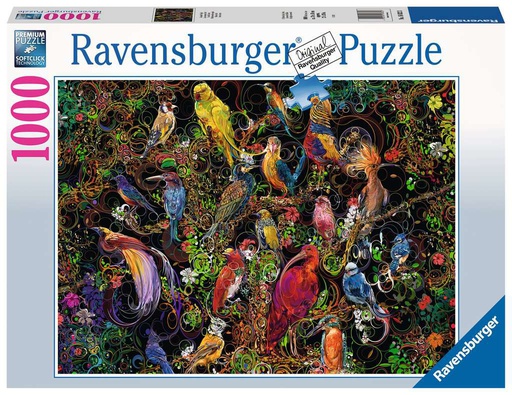 [ RAV168323 ] Ravensburger puzzel Schitterende vogels (1000 stukjes)