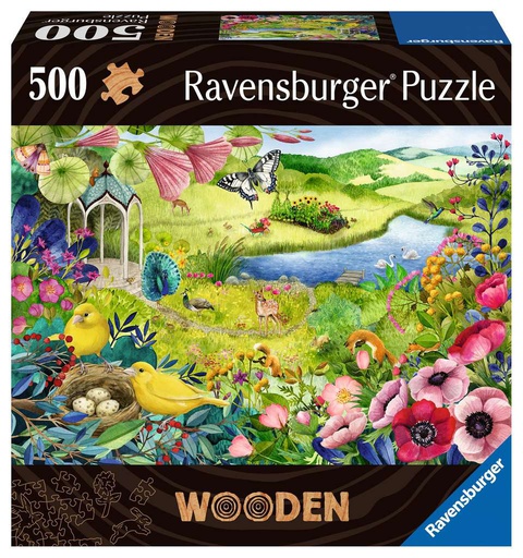 [ RAV175130 ] Ravensburger Wooden Puzzle Wilde tuin (500 stukjes)
