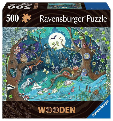 [ RAV175161 ] Ravensburger Wooden Puzzle Fantasy Forest (500 stukjes)