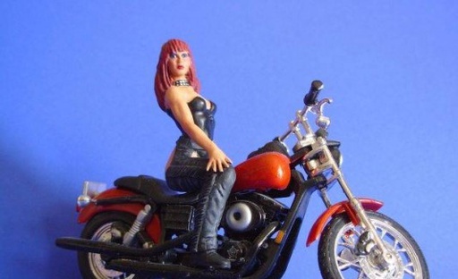 [ SP-TMF24006 ] Figure &quot;Biker Girl&quot; 1/24 unpainted (without bike)