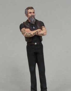 [ SP-TMF24054 ] Figure &quot;Biker jason&quot; 1/24 unpainted