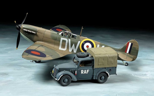 [ T25211 ] Tamiya spitfire Mk.I & Light utility car 1/48