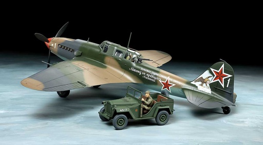 [ T25212 ] Tamiya Ilushin IL-2 Shturmovik & Gaz-67B  1/48