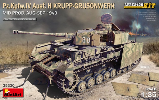 [ MINIART35330 ] Miniart PZ.Kpfw.IV Ausf.H (interior kit) aug-sep 1943 1/35