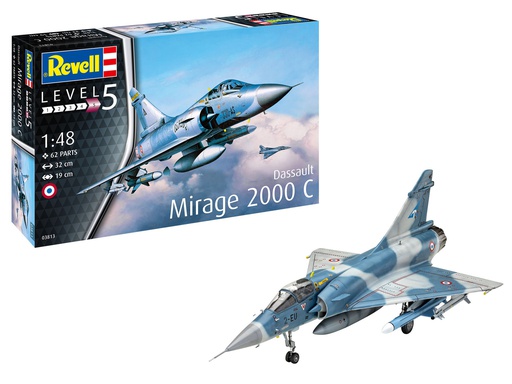 [ RE03813 ] Revell Dassault Mirage 2000 C 1/48