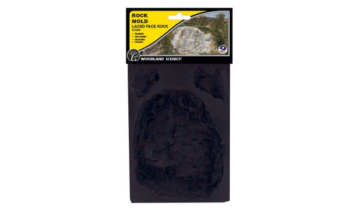[ WOODLANDC1235 ] Woodland Rock Mold Laced Face Rock