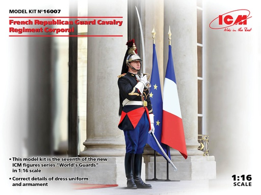 [ ICM16007 ] ICM French Republican Guard Cavalry Regiment Corporal 1/16
