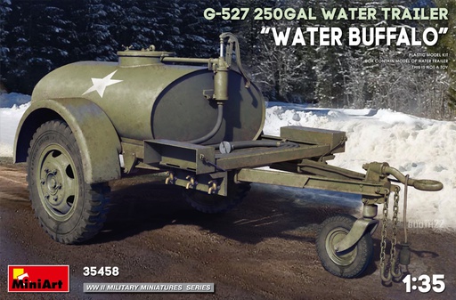 [ MINIART35458 ] Miniart G-527 250GAL Water Trailer &quot;Water Buffalo&quot; 1/35