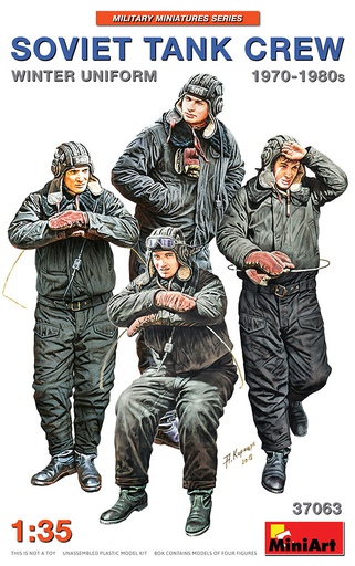 [ MINIART37063 ] Miniart Soviet Tank Crew Winter Uniform 70-80s 1/35