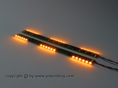 [ PK-BackFire-K-O ] Paar BackFire LED'S 100 x 7,5 mm Oranje