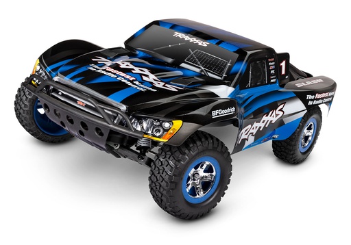 [ TRX-58034-8BLUE ] Traxxas SLASH 1/10-SCALE 2WD SHORT COURSE RACING TRUCK TQ 2.4GHZ W/USB-C - Blue - TRX58034-8BLUE