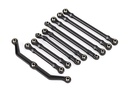 [ TRX-9842 ] Traxxas Suspension link set, complete (front & rear) (includes steering link (1), front lower links (2), front upper links (2), rear links (4)) (assembled with hollow balls) (fits 1/18 scale vehicles with long wheelbase) - trx9842